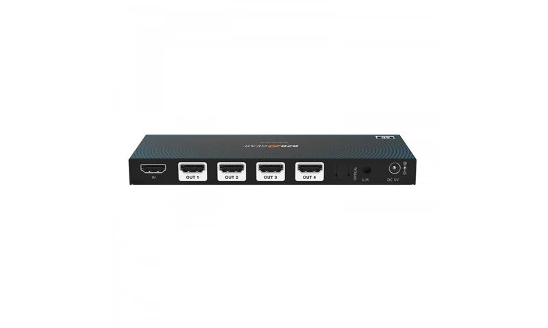Bzbgear BG-8K-DA14A-G2 Splitter 1/4 hdmi 8k60/4k120auto downscale+audio de-embed