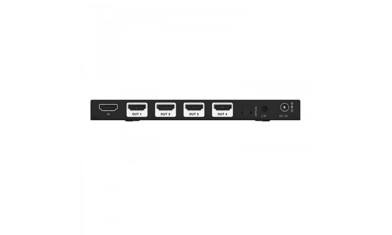 Bzbgear BG-8K-DA14A-G2 Splitter 1/4 hdmi 8k60/4k120auto downscale+audio de-embed