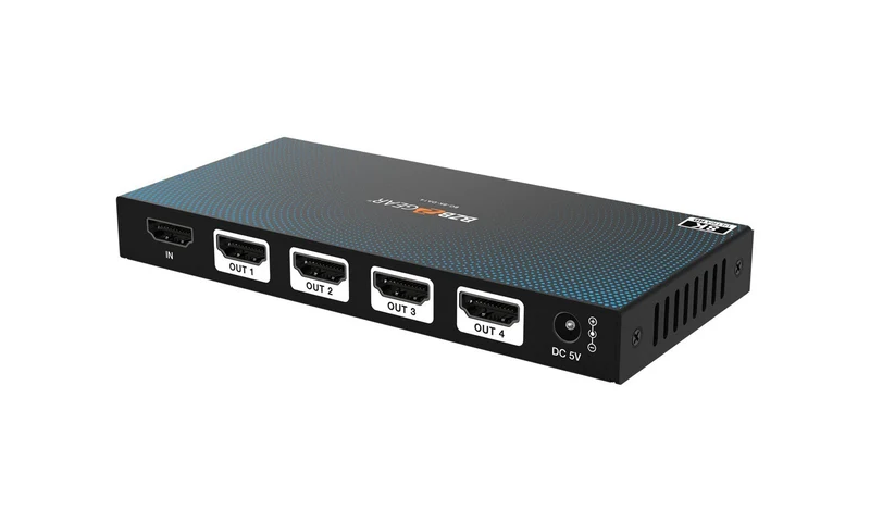 Bzbgear BG-8K-DA14 1x4 8k uhd hdmi 2.1 splitter con autodownscaling 8k60/4k120