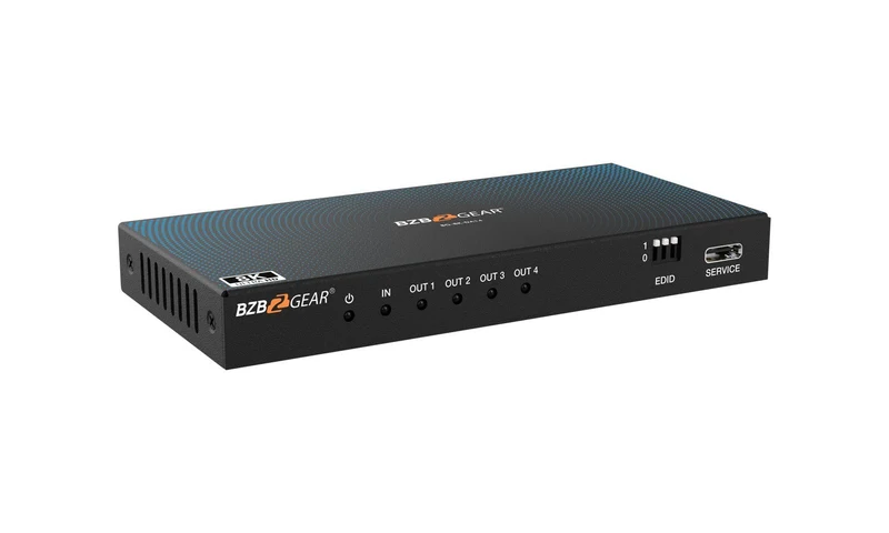 Bzbgear BG-8K-DA14 1x4 8k uhd hdmi 2.1 splitter con autodownscaling 8k60/4k120