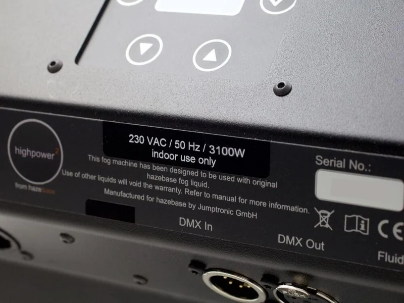 HAZEBASE HIGHPOWER² Tour Fog Machine