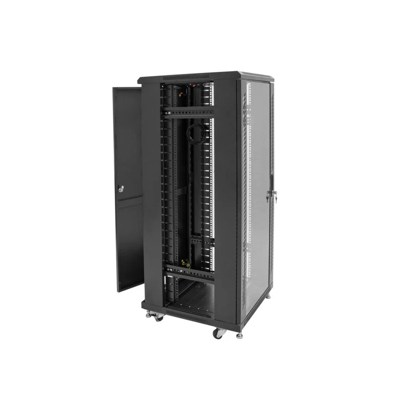 ROADINGER SSC-24 Armadio in Acciaio con Porta in Vetro 24U