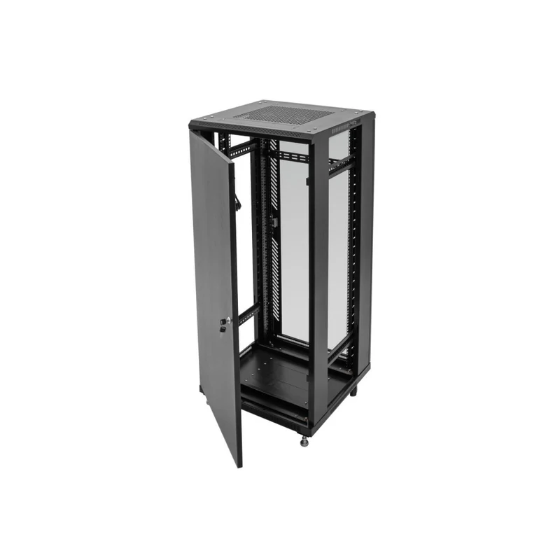 ROADINGER SSC-20 Armadio in Acciaio con Porta in Vetro 20U