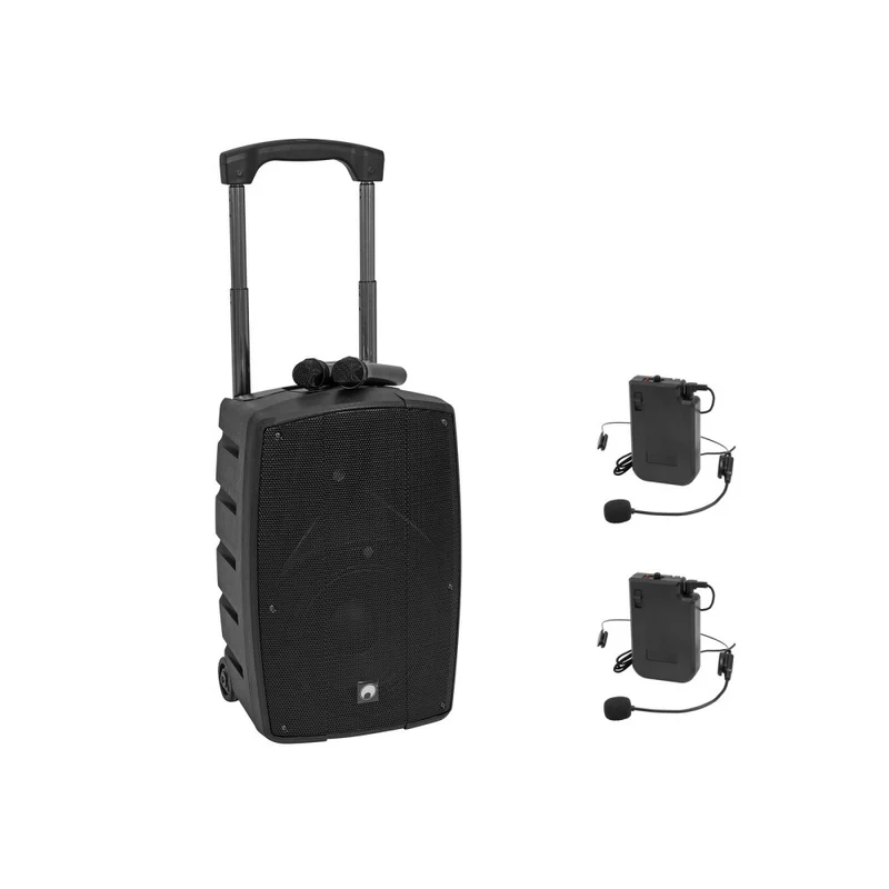 OMNITRONIC Set WAMS-10BT2 MK2 + 2x Trasmettitore Bodypack + 2x Headset
