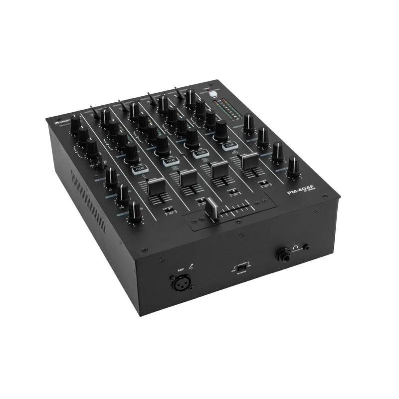 OMNITRONIC PM-404F Mixer DJ a 4 canali con Filtro e Bluetooth