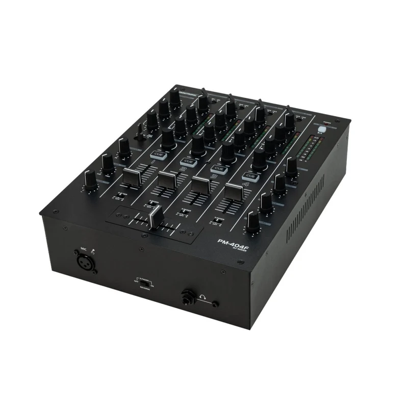 OMNITRONIC PM-404F Mixer DJ a 4 canali con Filtro e Bluetooth