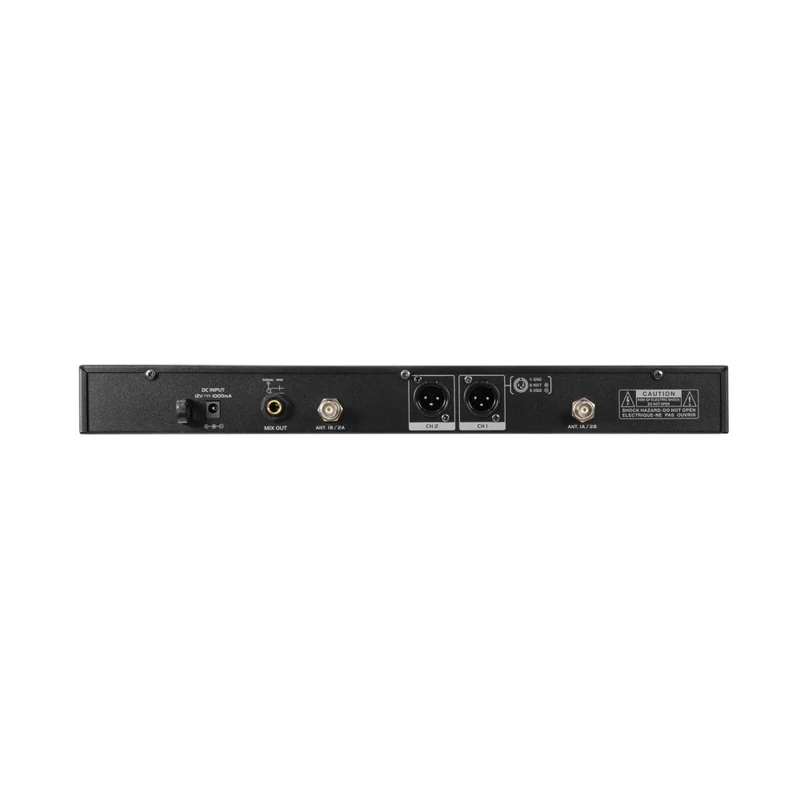 OMNITRONIC UHF-602 Sistema Microfonico Wireless a 2 canali 520-554 MHz