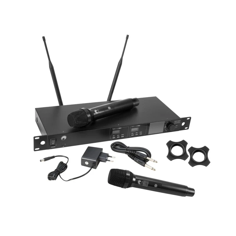 OMNITRONIC UHF-602 Sistema Microfonico Wireless a 2 canali 520-554 MHz