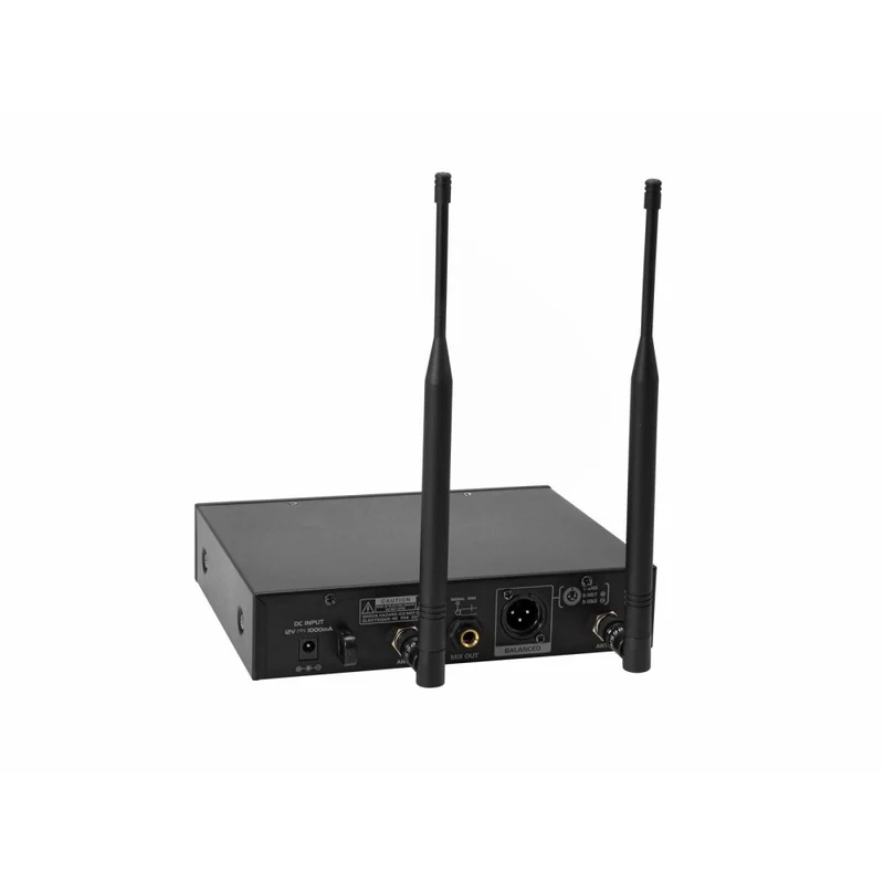 OMNITRONIC UHF-601 Sistema Microfonico Wireless a 1 canale 520-554 MHz