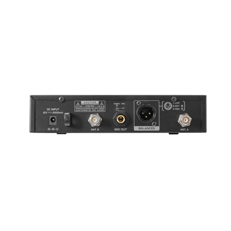 OMNITRONIC UHF-601 Sistema Microfonico Wireless a 1 canale 520-554 MHz