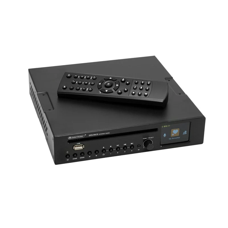 OMNITRONIC DRS-95CD Radio Internet con DAB+, Bluetooth e Lettore CD