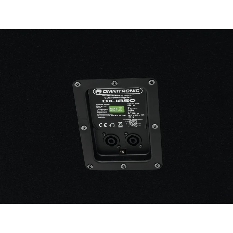 OMNITRONIC BX-1850 Subwoofer 1200W