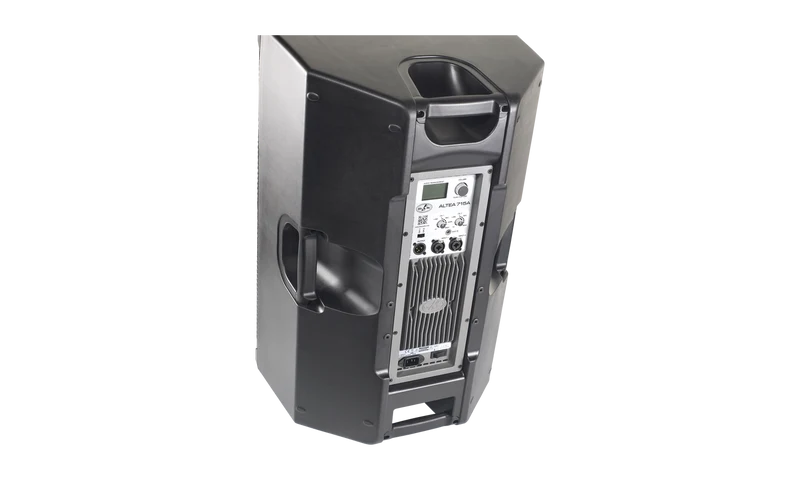 Das ALTEA-715A Cassa attiva 15" a 2 vie 750w, 132 db- in polipropilene - nera