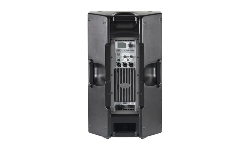 Das ALTEA-715A Cassa attiva 15" a 2 vie 750w, 132 db- in polipropilene - nera