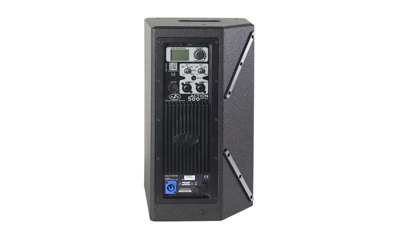 Das ACTION-508A Cassa attiva 8" a 2 vie 360 w, 122 db- 230/115 v - nera