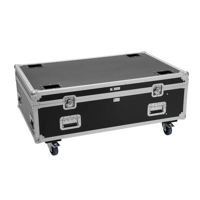 ROADINGER Flightcase PRO 4x Led-Bar 8 Swing con ruote