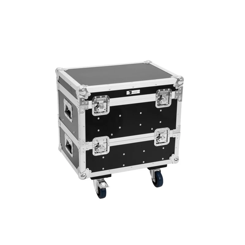 ROADINGER Flightcase 8x IP PIX Strobe RGB CW+WW con ruote