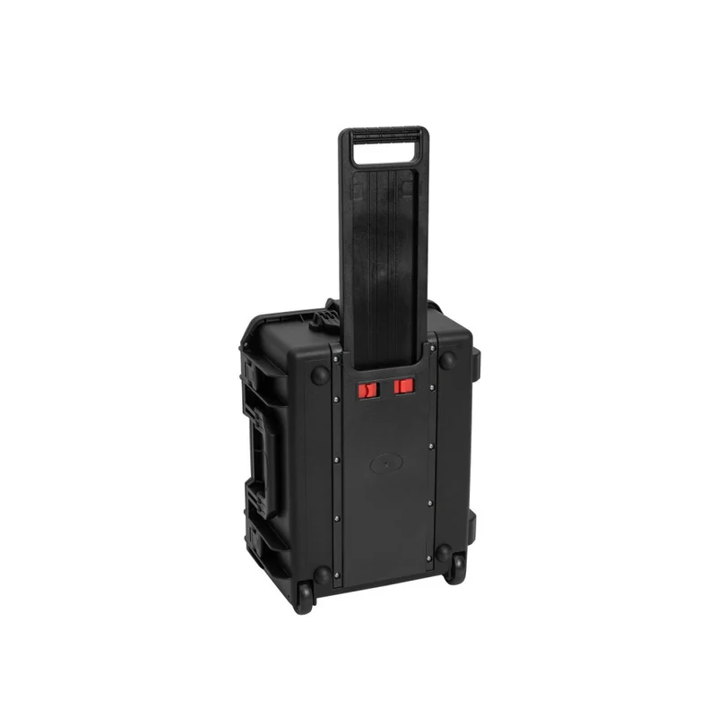 ROADINGER Case in Plastica per 8x AKKU Flat Light con Trolley