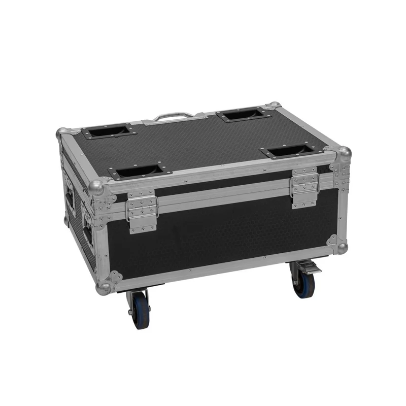 ROADINGER Flightcase 6x AKKU IP TL-3 QCL Trusslight CRMX con funzione di ricarica e ruote