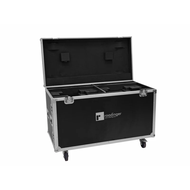 ROADINGER Flightcase 2x DMH-640 con ruote