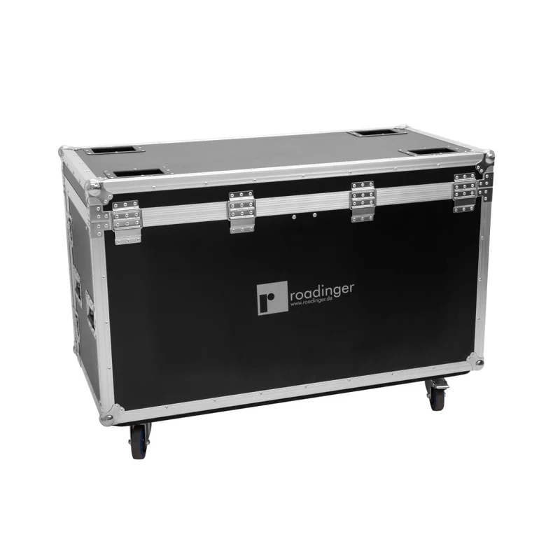 ROADINGER Flightcase 2x DMH-640 con ruote