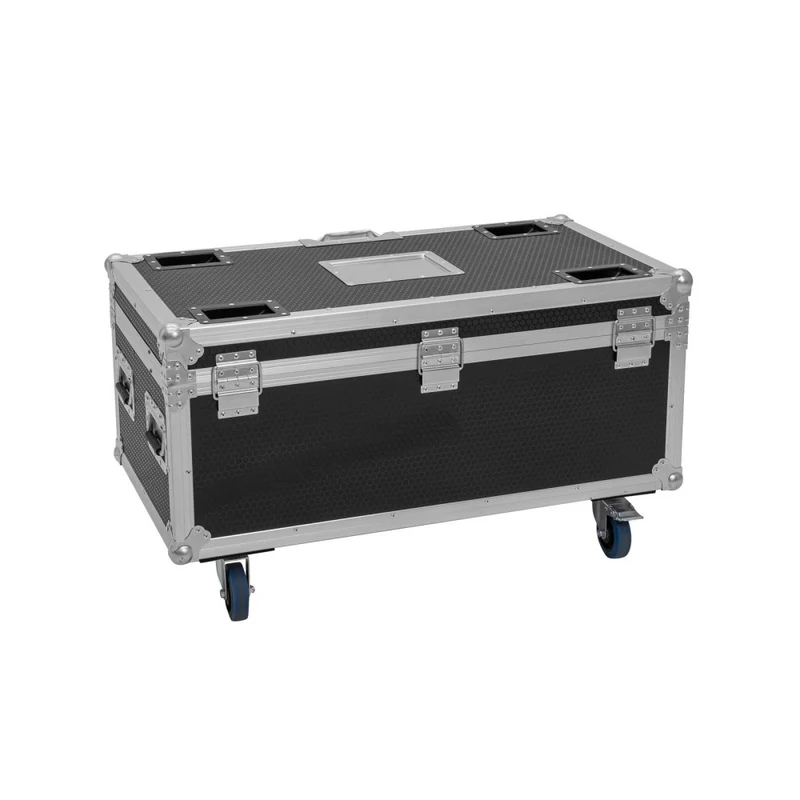 ROADINGER Flightcase 4x AKKU Multiflood IP 8x10W RGBW Wash CRMX with charging function