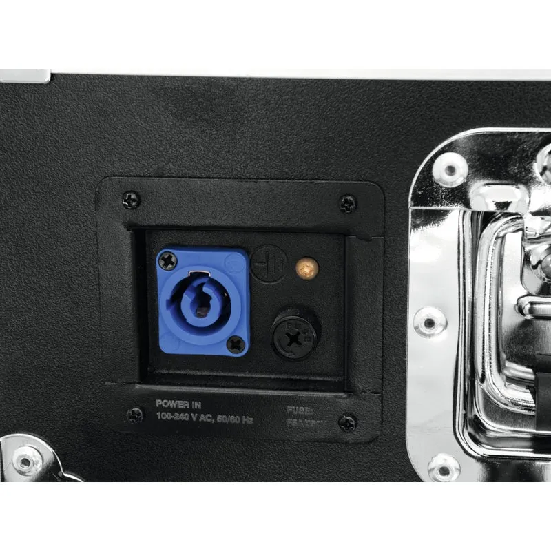 ROADINGER Flightcase 4x AKKU IP UP-4 QuickDMX con funzione di ricarica