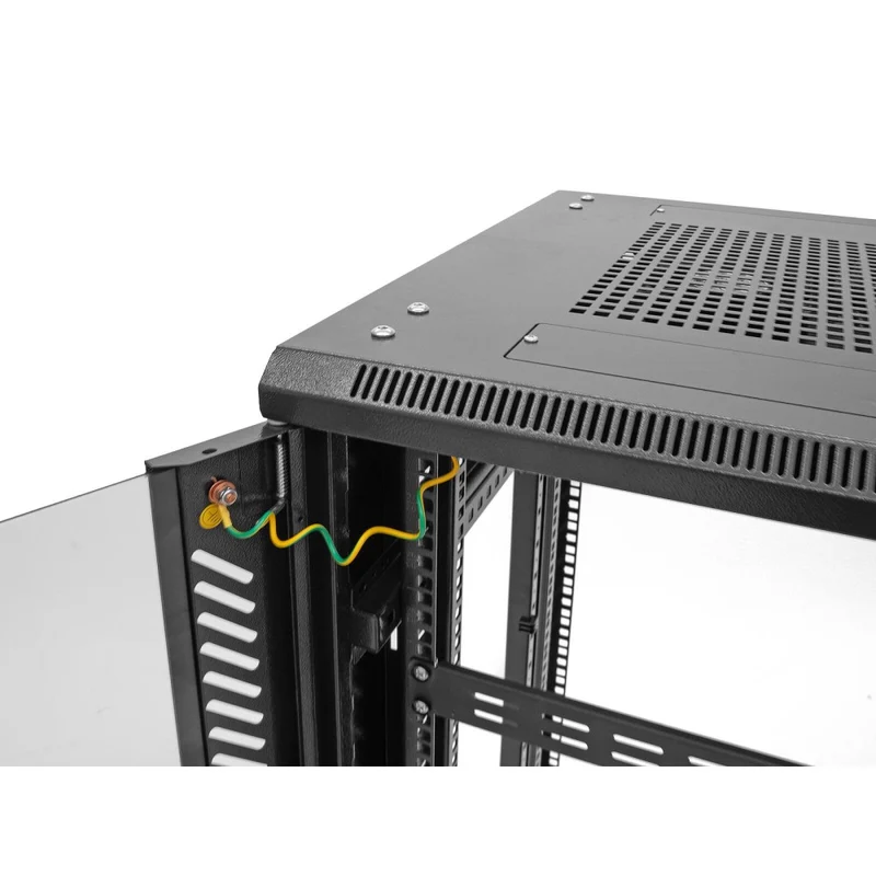 ROADINGER SSC-40 Armadio in Acciaio con Porta in Vetro 40U