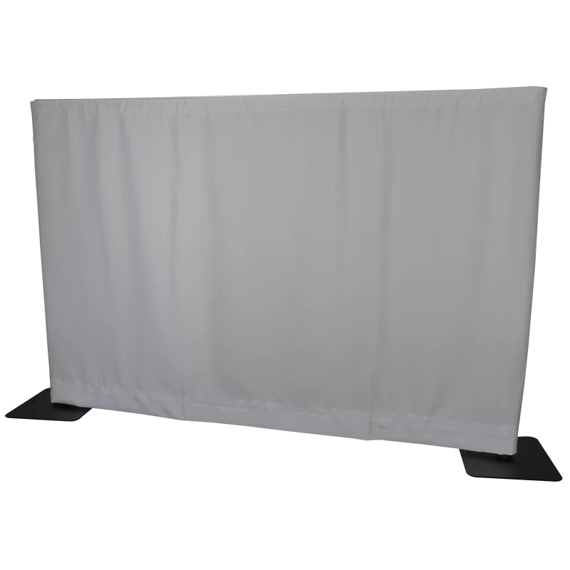 WENTEX P&D Curtain MGS 5.16 oz/yd² (USA) White - 9' x 4' (W x H) - unpleated Colore bianco - 9' x 4' (L x H) - non plissettato