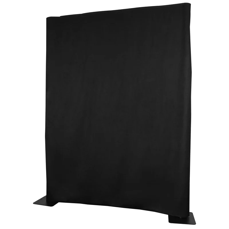 WENTEX P&D Curtain Dimout 7.67 oz/yd² (USA) Black - 9' x 4' (W x H) - unpleated Colore nero - 9' x 4' (L x H) - non plissettato