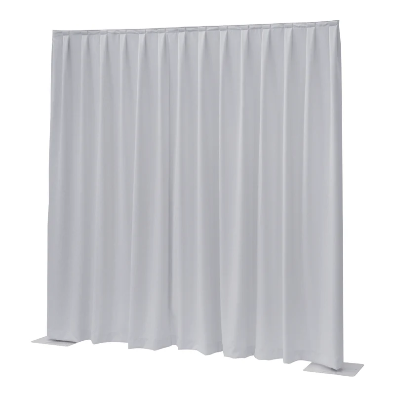 WENTEX P&D Curtain Napoli Velvet (USA) White - 11’ x 16’ (W x H) - pleated Bianco - 11’ x 16’ (L x A) - plissettata