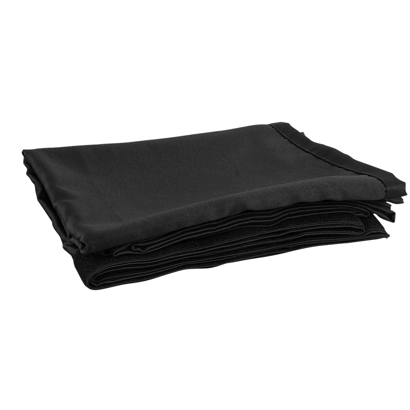 WENTEX P&D Curtain MGS 5.16 oz/yd² (USA) Black - 11' x 16' (W x H) - pleated Colore nero - 11' x 16' (L x H) - plissettato