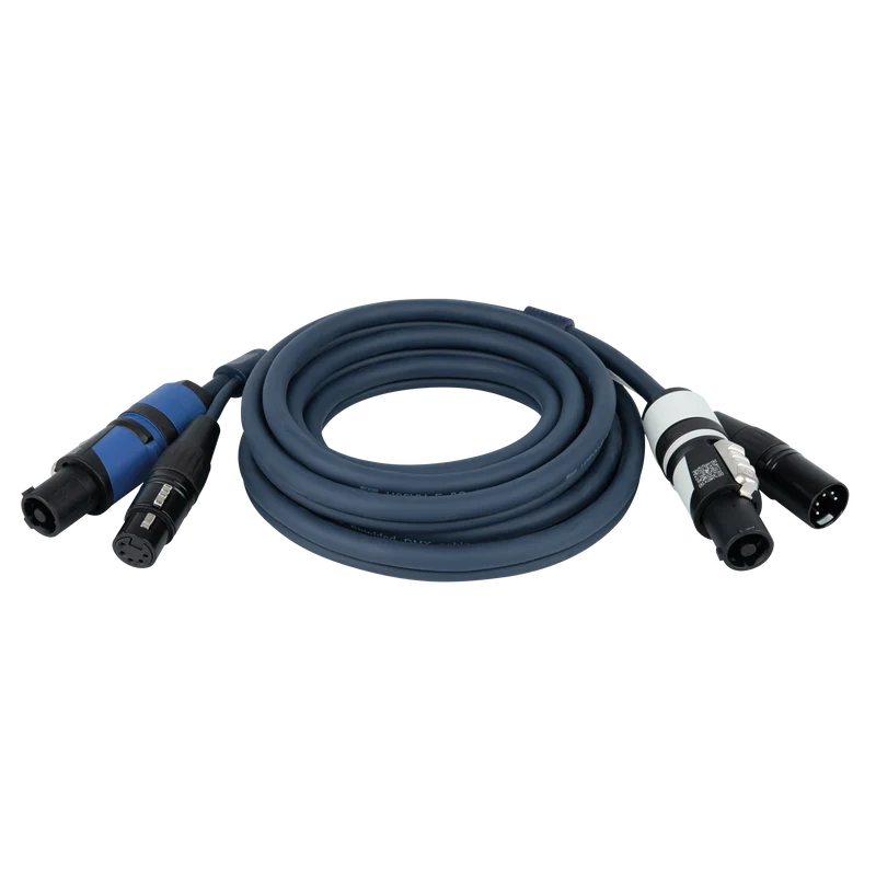 DAP FP18 Hybrid Cable - powerCON & 5-pin XLR - DMX / Power 3 m 3 m