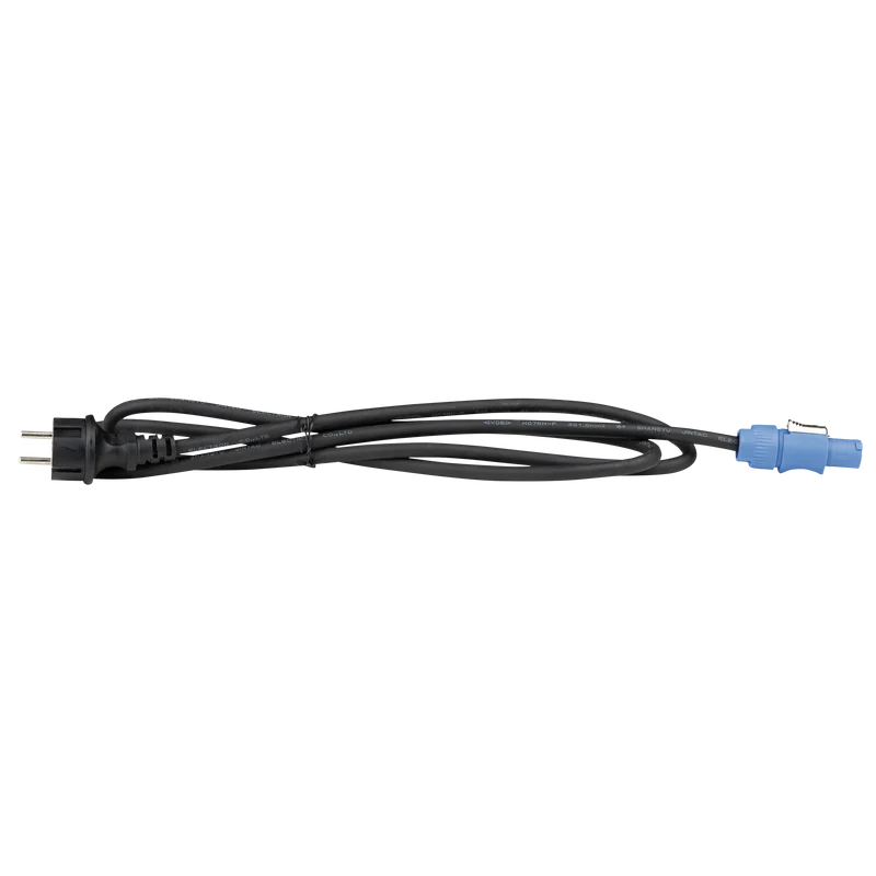 SHOWGEAR 19" 1U Socketstrip 7 With powerCON input Con ingresso Powercon