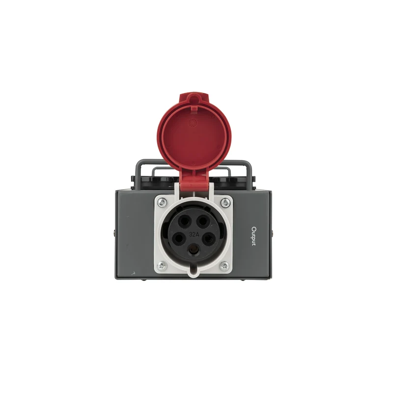 SHOWGEAR Powersplit 32 CEE 32 A 6x Schuko - 1x CEE 16 A 5P Distributore di potenza con fusibile
