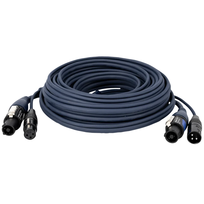DAP FP17 Hybrid Cable - powerCON & 3-pin XLR - Audio / Power 10 m 10 m