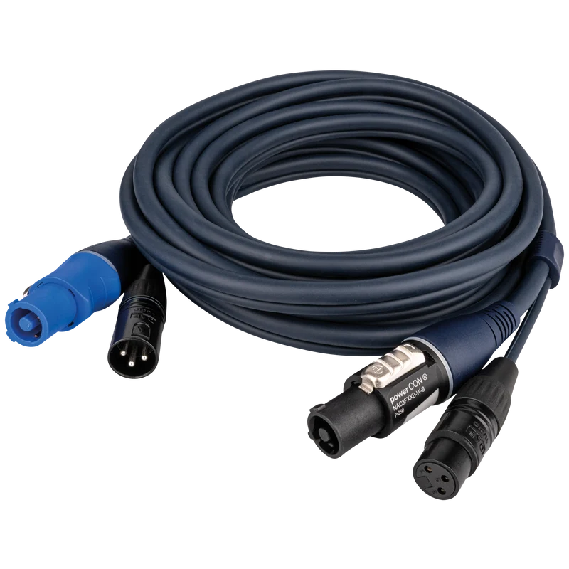 DAP FP17 Hybrid Cable - powerCON & 3-pin XLR - Audio / Power 6 m 6 m