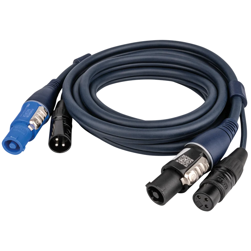 DAP FP17 Hybrid Cable - powerCON & 3-pin XLR - Audio / Power 3 m 3 m