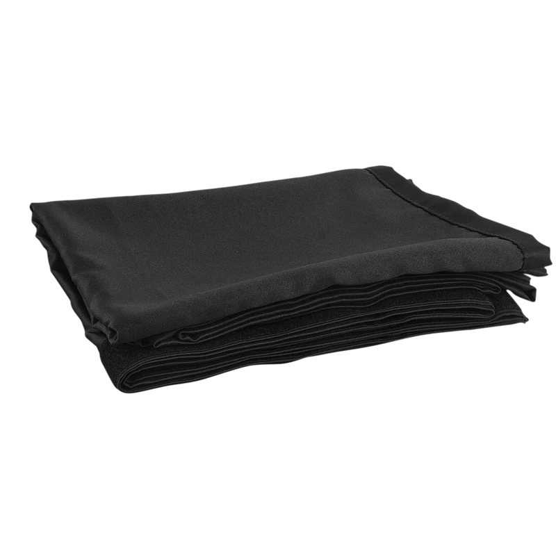 WENTEX P&D Curtain MCS 300 g/m² Black - 330 x 500 cm (W x H) - pleated Colore nero - 330 x 500 cm (L x H) - plissettato