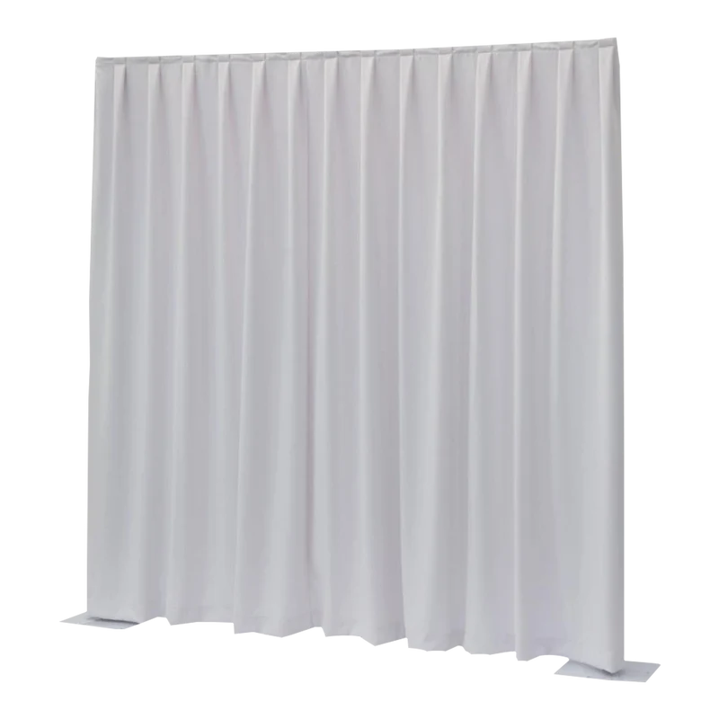 WENTEX P&D Curtain MGS 175 g/m² White - 330 x 500 cm (W x H) - pleated Colore bianco - 330 x 500 cm (L x H) - plissettato