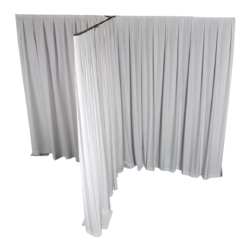 WENTEX P&D Curtain MGS 175 g/m² White - 330 x 500 cm (W x H) - pleated Colore bianco - 330 x 500 cm (L x H) - plissettato