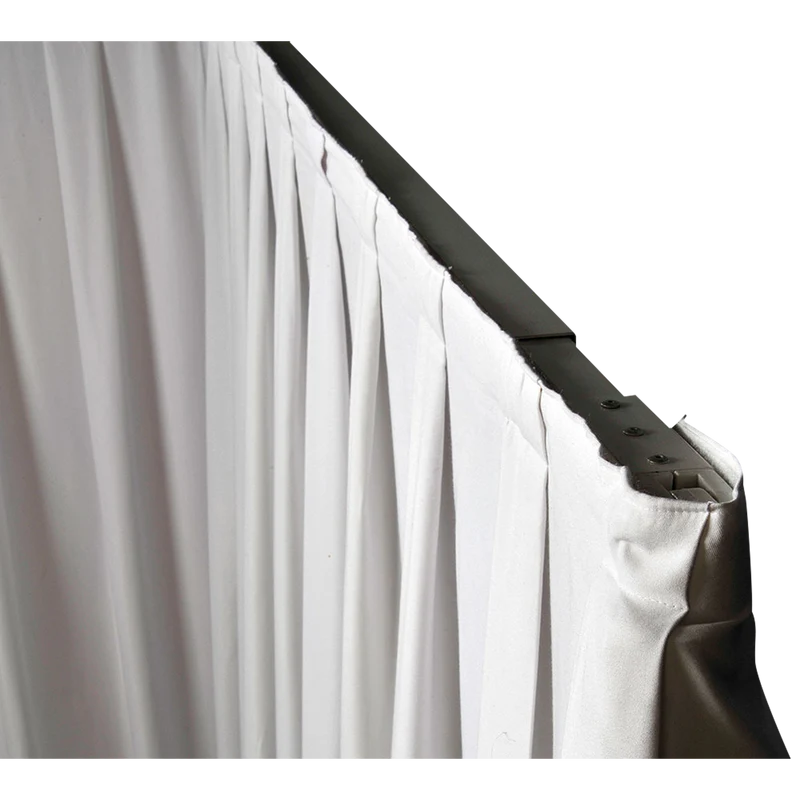 WENTEX P&D Curtain MGS 175 g/m² White - 330 x 500 cm (W x H) - pleated Colore bianco - 330 x 500 cm (L x H) - plissettato