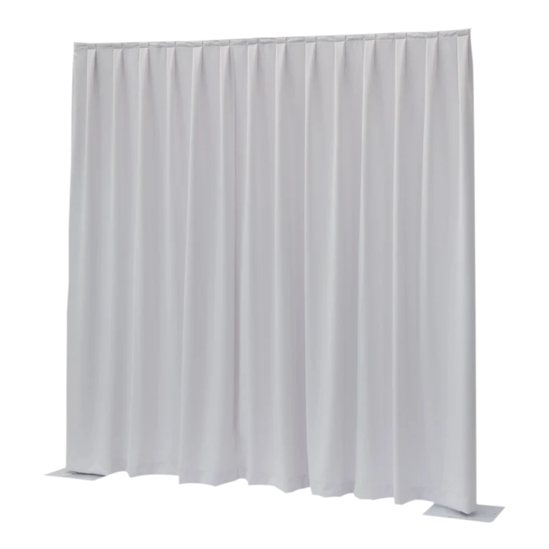 WENTEX P&D Curtain MGS 175 g/m² White - 330 x 400 cm (W x H) - pleated Colore bianco - 330 x 400 cm (L x H) - plissettato