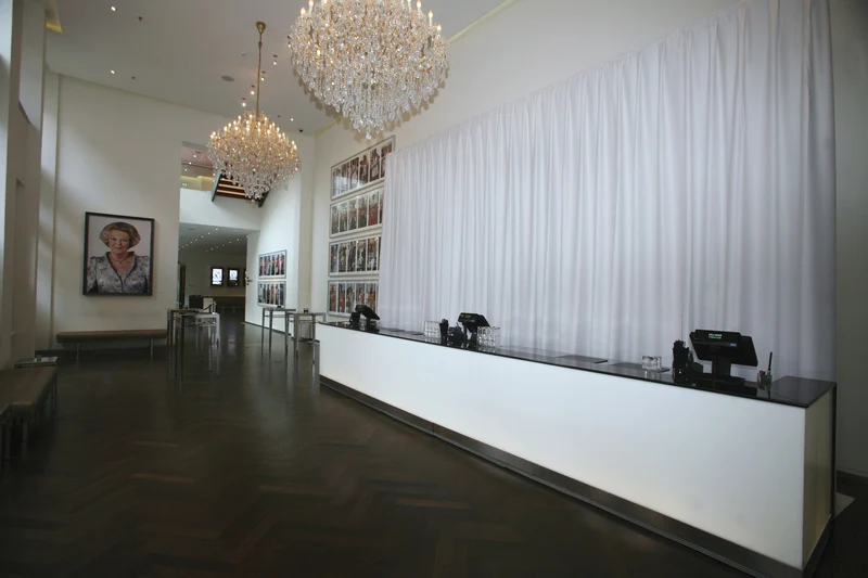 WENTEX P&D Curtain MGS 175 g/m² White - 330 x 300 cm (W x H) - pleated Colore bianco - 330 x 300 cm (L x H) - plissettato