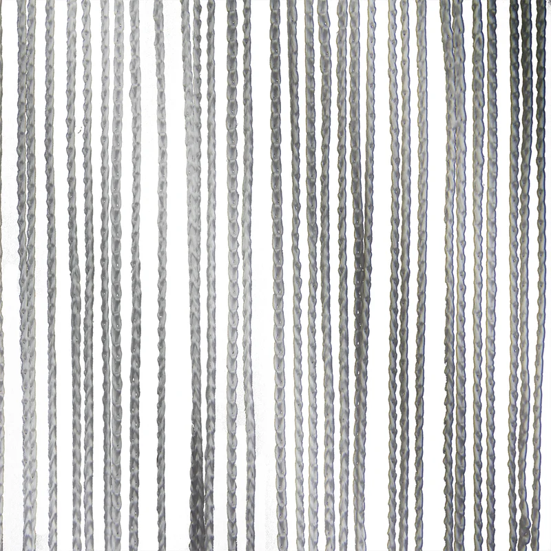 WENTEX String Curtain Grey, 220 gram/m² 4m, Gray 300 x 400 cm (L x H) - non plissettato