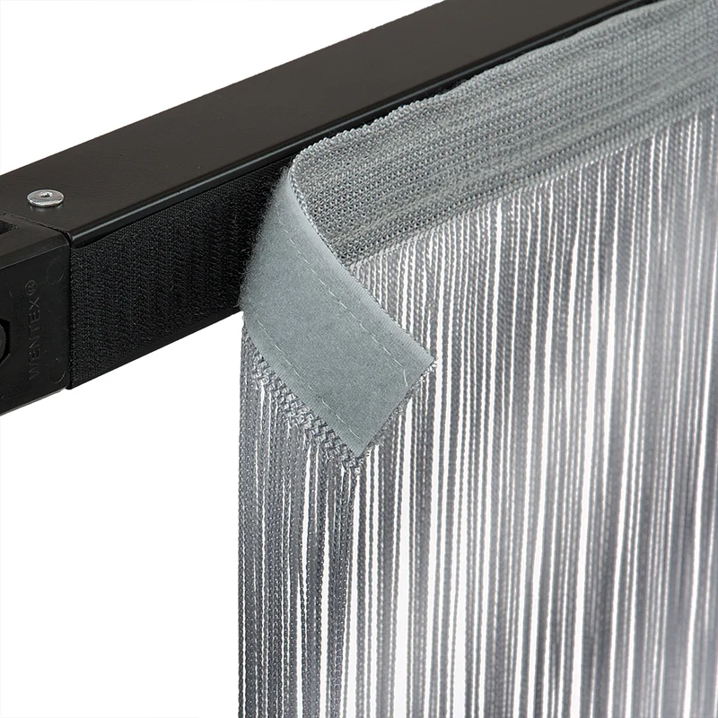 WENTEX String Curtain Grey, 220 gram/m² 4m, Gray 300 x 400 cm (L x H) - non plissettato