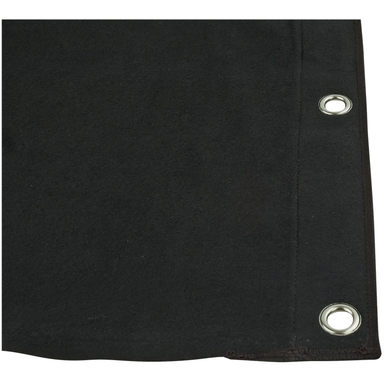 SHOWGEAR Backdrop Dekomolton 160 g/m² Black - 300 x 400 cm (W x H) Colore nero - 300 x 400 cm (l x L)