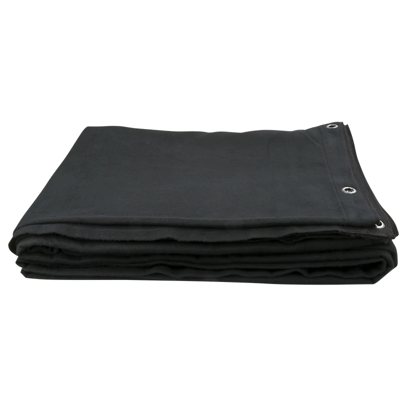 SHOWGEAR Backdrop Dekomolton 160 g/m² Black - 300 x 300 cm (W x H) Colore nero - 300 x 300 cm (l x L)