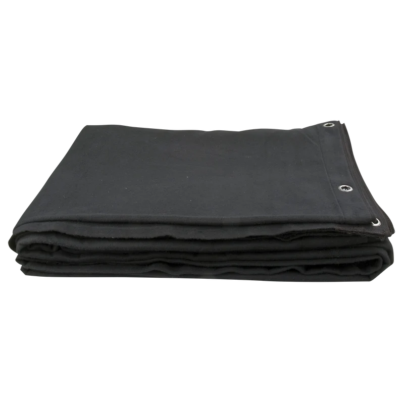 SHOWGEAR Backdrop Stagemolton 320 g/m² Black - 300 x 450 cm (W x H) Colore nero - 300 x 450 cm (L x H)