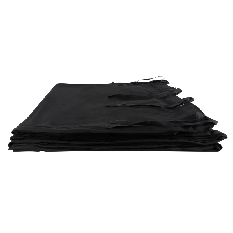 WENTEX Backdrop MCS 300 g/m² 3,5m, 3m Nero - 300 x 350 (L x A) - non plissettato